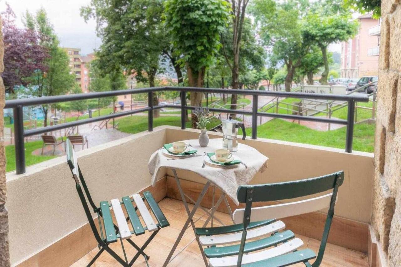 Apartamento Kuia En Gran Bilbao Con Terraza Y Vistas A Un Parque Басаури Экстерьер фото